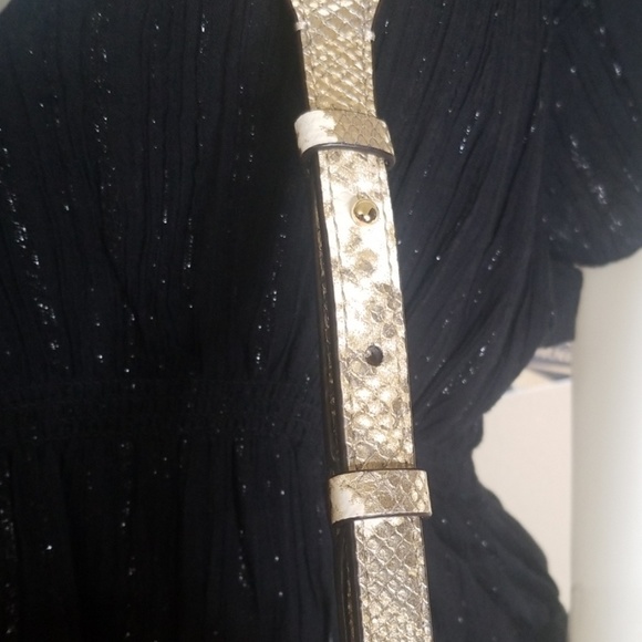 NWT MICHAEL KORS GUITAR STRAP LEATHER CROSSBODY - Picture 3 of 8